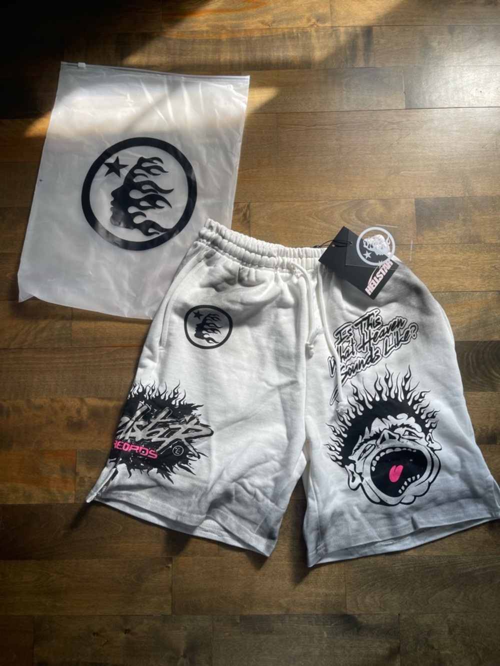 Hellstar records white shirt Size L